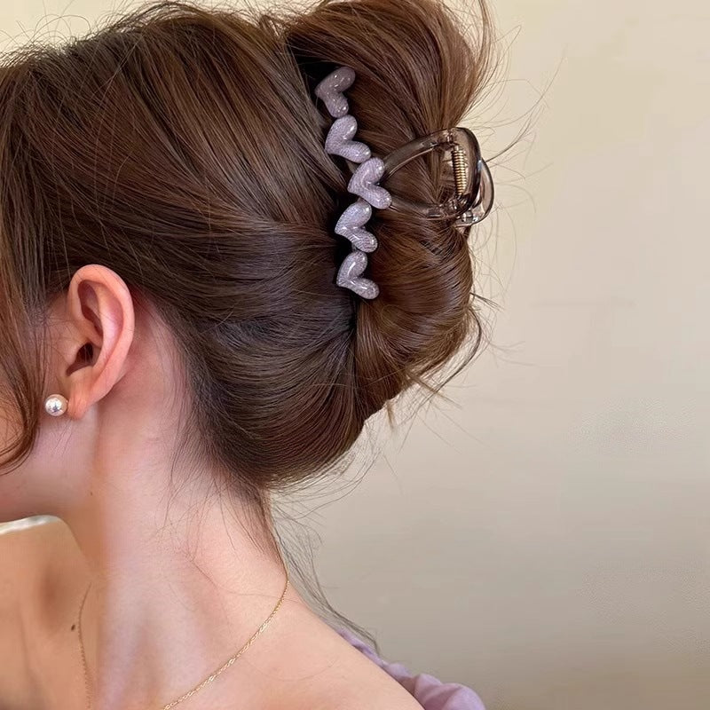 Wholesale Heart Simple Grab Clip